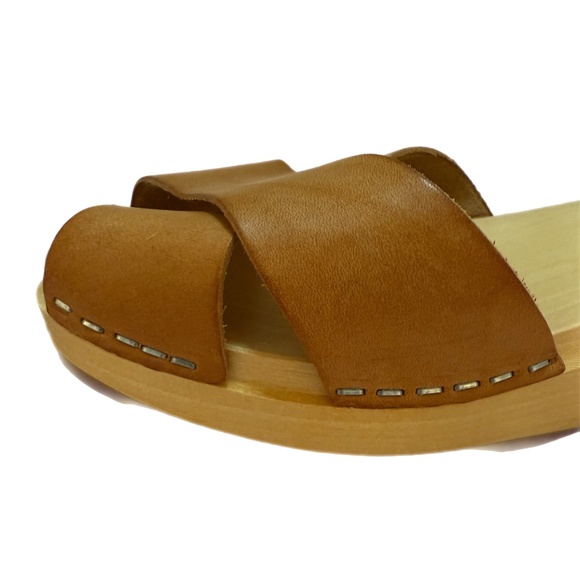 Swedish Hasbeens Cross Strap Sandals – Size 38 – Never Worn - Picture 6 of 9